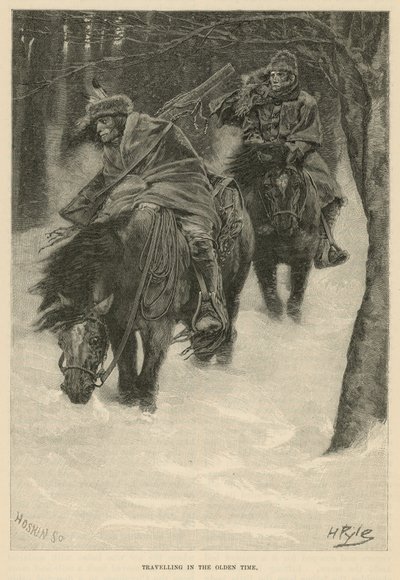 Travelling in the olden time by Howard Pyle